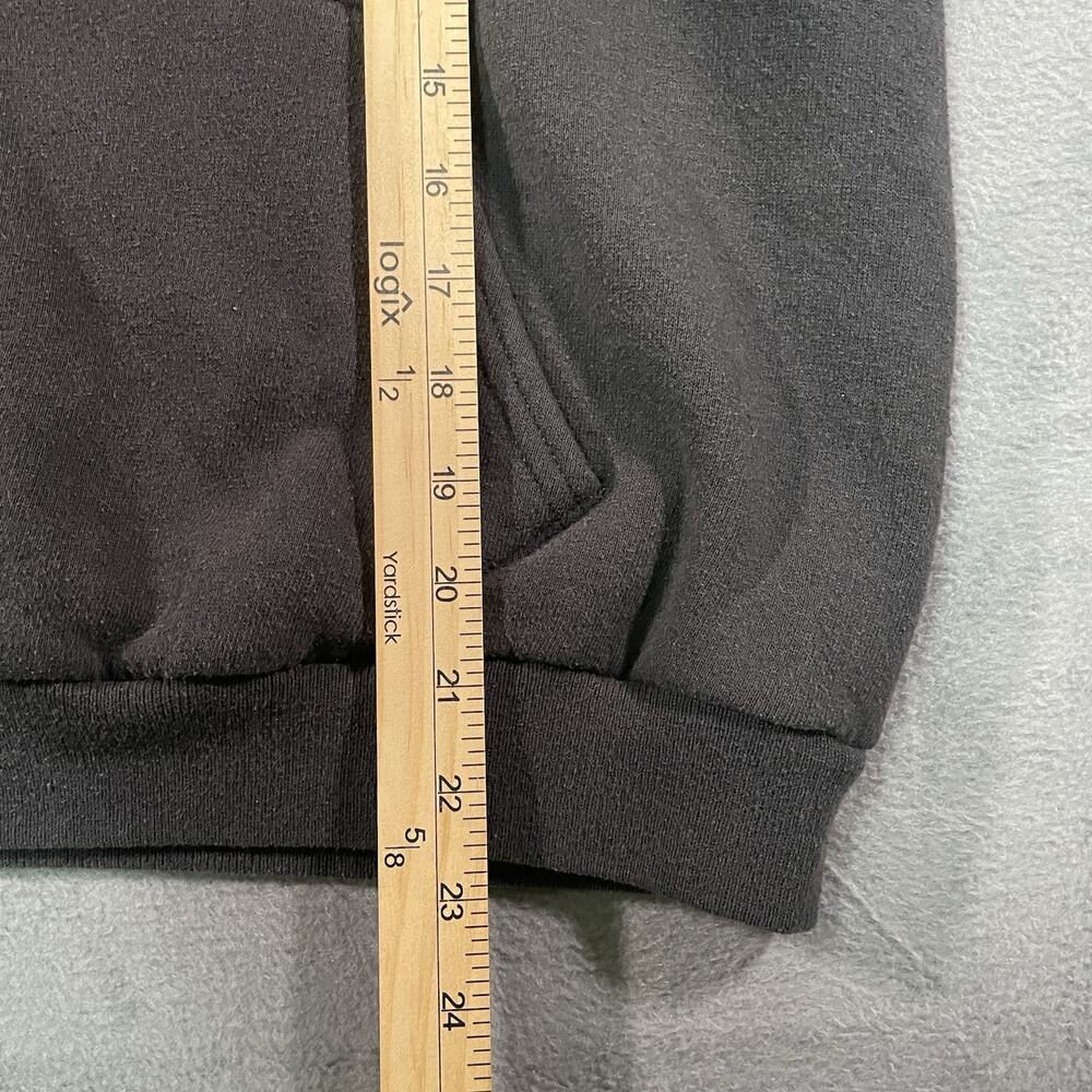 Nike Hoodie Green Black Spellout Y2K Youth L Boys USA Distressed Vintage - Picture 4 of 13
